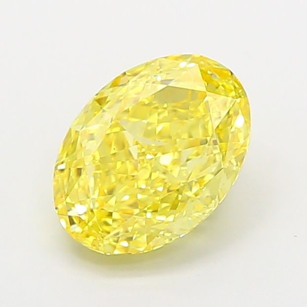 Loose Diamond - OVAL 2.62ct Fancy Vivid Yellow VS1: Loose Diamond - OVAL 2.62ct Fancy Vivid Yellow VS1 Source: This is a real non-mined Diamond that has been grown in a lab Shape: OVAL Carats: 2.62 Color: Fancy Vivid Yellow Certification: IGI Video: