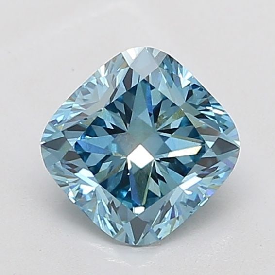 Loose Diamond - CUSHION MODIFIED 1.55ct Fancy Vivid Blue VS1: Loose Diamond - CUSHION MODIFIED 1.55ct Fancy Vivid Blue VS1 Source: This is a real non-mined Diamond that has been grown in a lab Shape: CUSHION MODIFIED Carats: 1.55 Color: Fancy Vivid Blue Certific