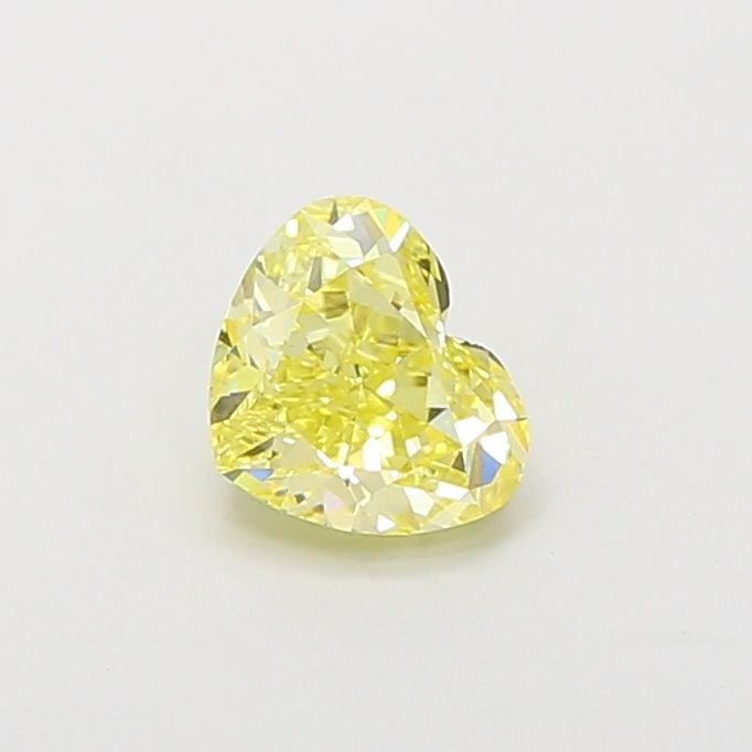 Loose Diamond - HEART 1.0ct Fancy Intense Yellow VS1: Loose Diamond - HEART 1.0ct Fancy Intense Yellow VS1 Source: This is a real non-mined Diamond that has been grown in a lab Shape: HEART Carats: 1.0 Color: Fancy Intense Yellow Certification: IGI Video