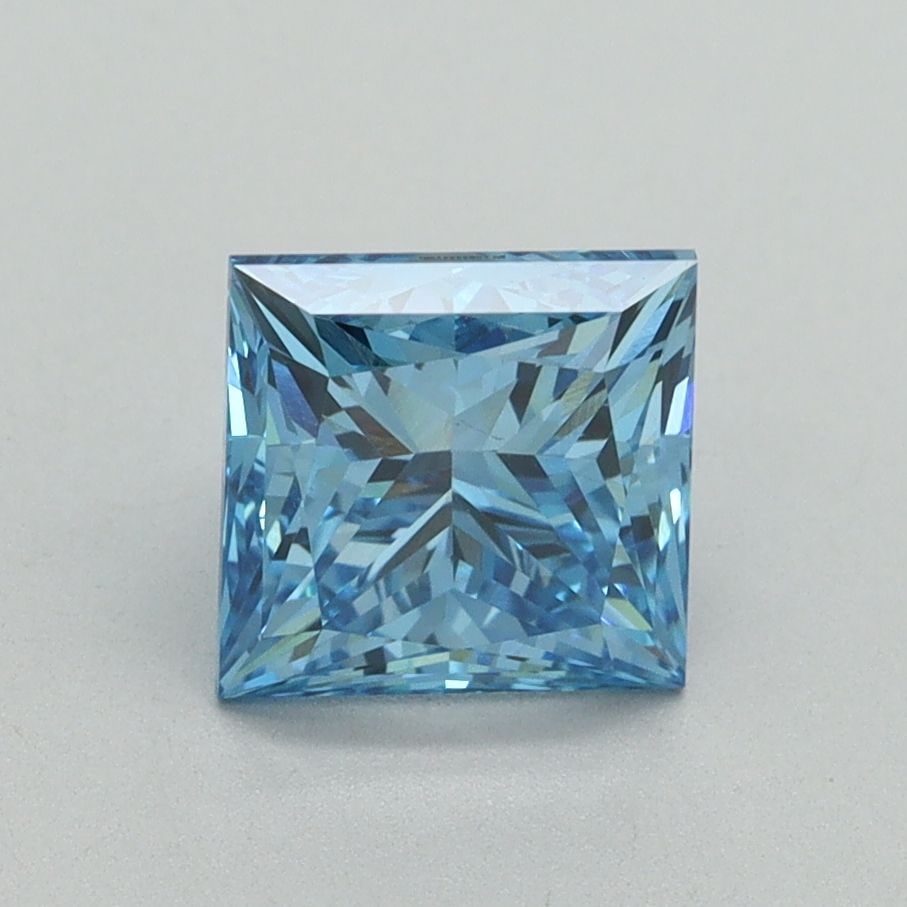 Loose Diamond - PRINCESS 1.72ct Fancy Vivid Blue VS1: Loose Diamond - PRINCESS 1.72ct Fancy Vivid Blue VS1 Source: This is a real non-mined Diamond that has been grown in a lab Shape: PRINCESS Carats: 1.72 Color: Fancy Vivid Blue Certification: IGI Video