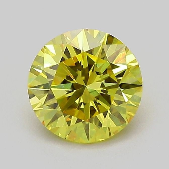 Loose Diamond - ROUND 1.03ct Fancy Vivid Yellow VS1: Loose Diamond - ROUND 1.03ct Fancy Vivid Yellow VS1 Source: This is a real non-mined Diamond that has been grown in a lab Shape: ROUND Carats: 1.03 Color: Fancy Vivid Yellow Certification: IGI Video: