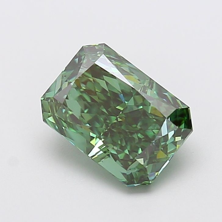 Loose Diamond - RADIANT 3.07ct Fancy Vivid Green VVS2 (1 of 1)