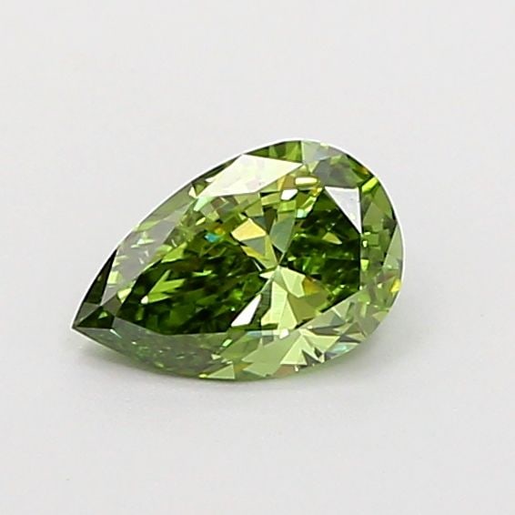 Loose Diamond - PEAR 0.39ct Fancy Vivid Green VS1: Loose Diamond - PEAR 0.39ct Fancy Vivid Green VS1 Source: This is a real non-mined Diamond that has been grown in a lab Shape: PEAR Carats: 0.39 Color: Fancy Vivid Green Certification: NONE Video: