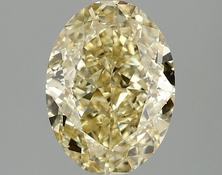 Loose Diamond - OVAL 2.07ct Fancy Intense Yellow VS1: Loose Diamond - OVAL 2.07ct Fancy Intense Yellow VS1 Source: This is a real non-mined Diamond that has been grown in a lab Shape: OVAL Carats: 2.07 Color: Fancy Intense Yellow Certification: IGI Video