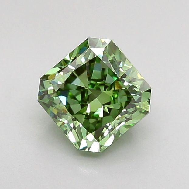 Loose Diamond - SQUARE RADIANT 1.0ct Fancy Vivid Green VS1 (1 of 1)