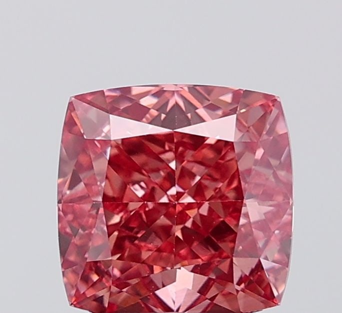 Loose Diamond - CUSHION MODIFIED 2.56ct Fancy Vivid Pink VS1: Loose Diamond - CUSHION MODIFIED 2.56ct Fancy Vivid Pink VS1 Source: This is a real non-mined Diamond that has been grown in a lab Shape: CUSHION MODIFIED Carats: 2.56 Color: Fancy Vivid Pink Certific