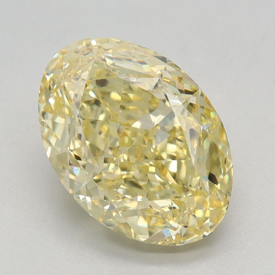 Loose Diamond - OVAL 2.47ct Fancy Intense Yellow VVS2: Loose Diamond - OVAL 2.47ct Fancy Intense Yellow VVS2 Source: This is a real non-mined Diamond that has been grown in a lab Shape: OVAL Carats: 2.47 Color: Fancy Intense Yellow Certification: IGI Vide