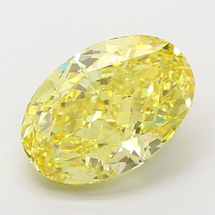 Loose Diamond - OVAL 5.14ct Fancy Intense Yellow VS1: Loose Diamond - OVAL 5.14ct Fancy Intense Yellow VS1 Source: This is a real non-mined Diamond that has been grown in a lab Shape: OVAL Carats: 5.14 Color: Fancy Intense Yellow Certification: IGI Video