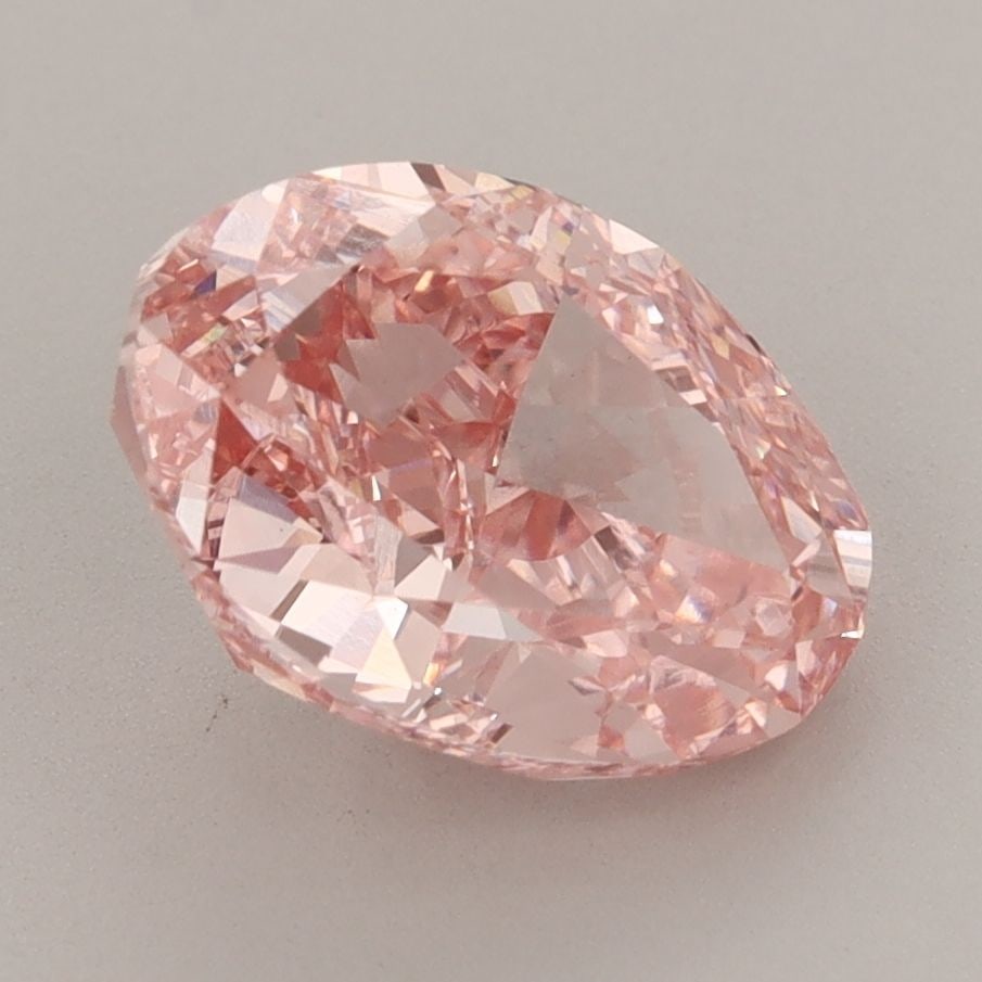 Loose Diamond - OVAL 3.28ct Fancy Vivid Pink VVS2: Loose Diamond - OVAL 3.28ct Fancy Vivid Pink VVS2 Source: This is a real non-mined Diamond that has been grown in a lab Shape: OVAL Carats: 3.28 Color: Fancy Vivid Pink Certification: IGI Video:
