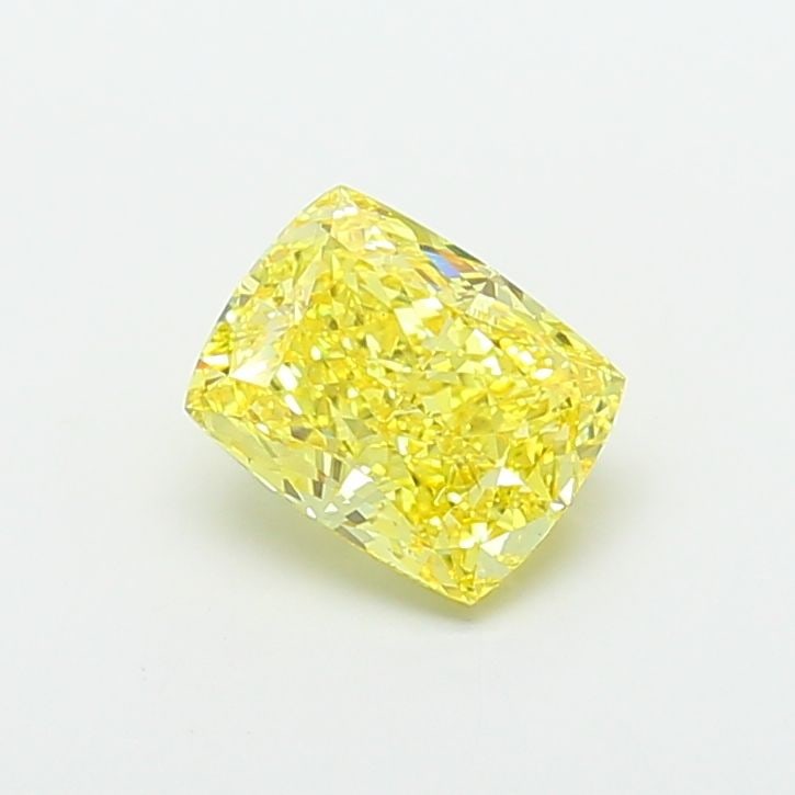 Loose Diamond - CUSHION MODIFIED 4.14ct Fancy Vivid Yellow VS2: Loose Diamond - CUSHION MODIFIED 4.14ct Fancy Vivid Yellow VS2 Source: This is a real non-mined Diamond that has been grown in a lab Shape: CUSHION MODIFIED Carats: 4.14 Color: Fancy Vivid Yellow Cert