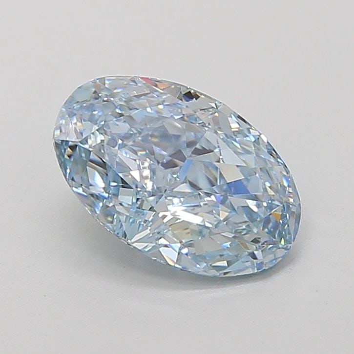 Loose Diamond - OVAL 2.1ct Fancy Vivid Blue VS1: Loose Diamond - OVAL 2.1ct Fancy Vivid Blue VS1 Source: This is a real non-mined Diamond that has been grown in a lab Shape: OVAL Carats: 2.1 Color: Fancy Vivid Blue Certification: IGI Video: