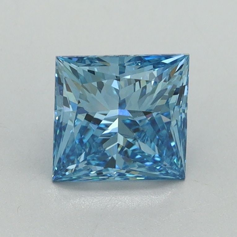 Loose Diamond - PRINCESS 1.14ct Fancy Vivid Blue VS1: Loose Diamond - PRINCESS 1.14ct Fancy Vivid Blue VS1 Source: This is a real non-mined Diamond that has been grown in a lab Shape: PRINCESS Carats: 1.14 Color: Fancy Vivid Blue Certification: IGI Video