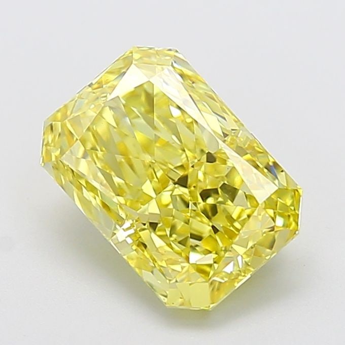 Loose Diamond - RADIANT 3.66ct Fancy Vivid Yellow VS1: Loose Diamond - RADIANT 3.66ct Fancy Vivid Yellow VS1 Source: This is a real non-mined Diamond that has been grown in a lab Shape: RADIANT Carats: 3.66 Color: Fancy Vivid Yellow Certification: IGI Vid