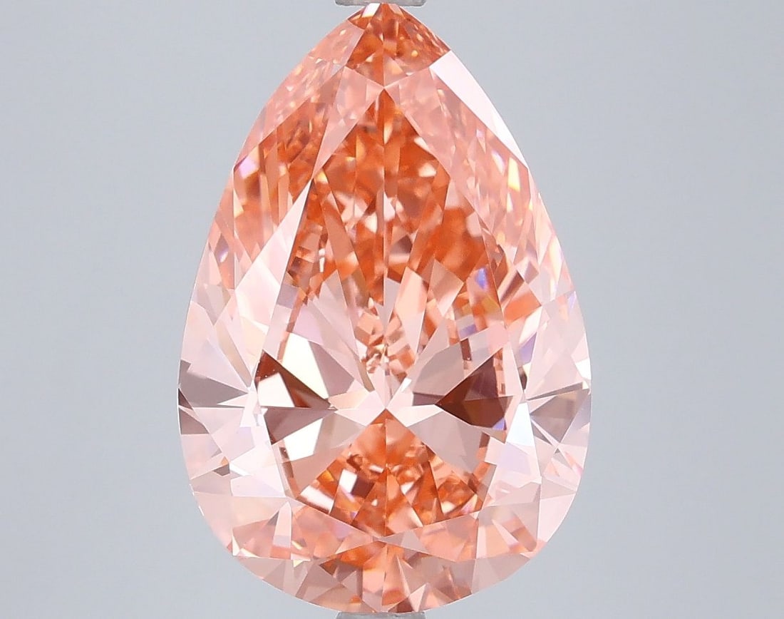 Loose Diamond - PEAR 5.0ct Fancy Vivid Pink VVS2: Loose Diamond - PEAR 5.0ct Fancy Vivid Pink VVS2 Source: This is a real non-mined Diamond that has been grown in a lab Shape: PEAR Carats: 5.0 Color: Fancy Vivid Pink Certification: IGI Video: