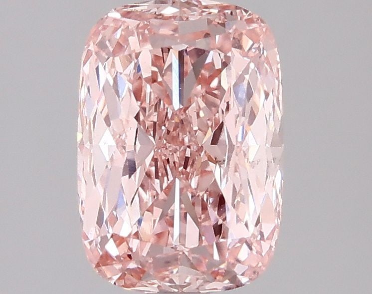 Loose Diamond - CUSHION MODIFIED 2.0ct Fancy Vivid Pink VS2: Loose Diamond - CUSHION MODIFIED 2.0ct Fancy Vivid Pink VS2 Source: This is a real non-mined Diamond that has been grown in a lab Shape: CUSHION MODIFIED Carats: 2.0 Color: Fancy Vivid Pink Certificat