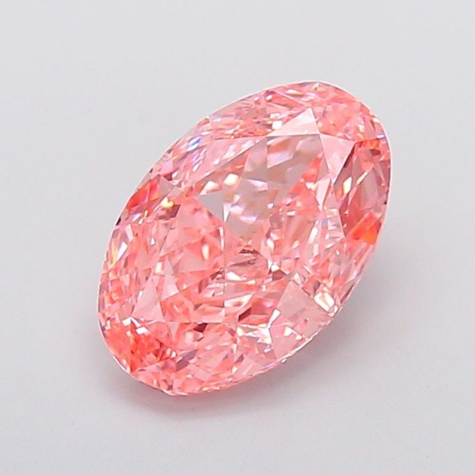 Loose Diamond - OVAL 6.01ct Fancy Vivid Pink VS1: Loose Diamond - OVAL 6.01ct Fancy Vivid Pink VS1 Source: This is a real non-mined Diamond that has been grown in a lab Shape: OVAL Carats: 6.01 Color: Fancy Vivid Pink Certification: IGI Video:
