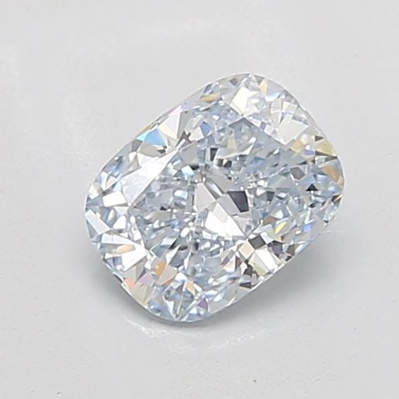 Loose Diamond - CUSHION MODIFIED 1.09ct Fancy Light Blue VS1: Loose Diamond - CUSHION MODIFIED 1.09ct Fancy Light Blue VS1 Source: This is a real non-mined Diamond that has been grown in a lab Shape: CUSHION MODIFIED Carats: 1.09 Color: Fancy Light Blue Certific