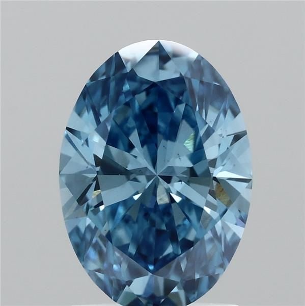 Loose Diamond - OVAL 1.55ct Fancy Vivid Blue VS1: Loose Diamond - OVAL 1.55ct Fancy Vivid Blue VS1 Source: This is a real non-mined Diamond that has been grown in a lab Shape: OVAL Carats: 1.55 Color: Fancy Vivid Blue Certification: IGI Video: