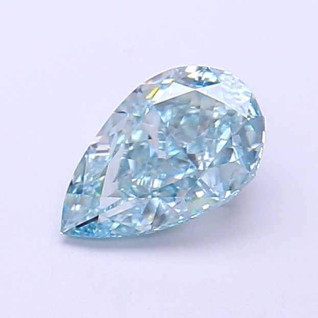 Loose Diamond - PEAR 1.04ct Fancy Vivid Greenish Blue VS1: Loose Diamond - PEAR 1.04ct Fancy Vivid Greenish Blue VS1 Source: This is a real non-mined Diamond that has been grown in a lab Shape: PEAR Carats: 1.04 Color: Fancy Vivid Greenish Blue