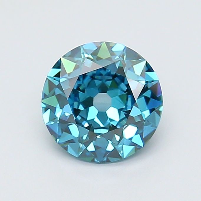Loose Diamond - OLD EUROPEAN CUT 2.04ct Fancy Vivid Blue VVS2 (1 of 1)