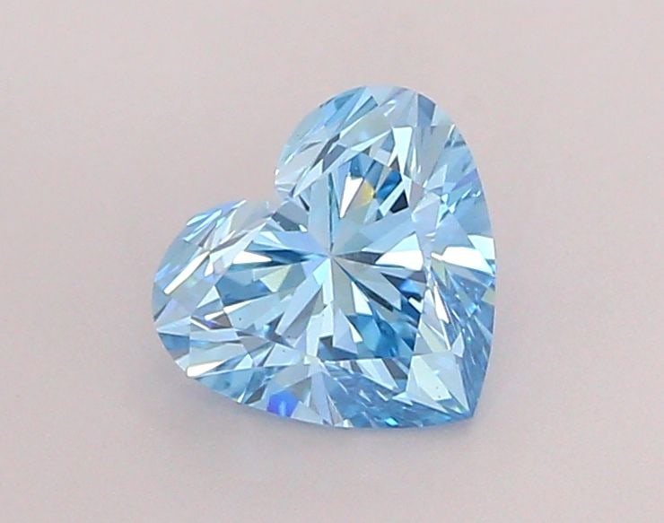 Loose Diamond - HEART 1.22ct Fancy Vivid Blue VS2: Loose Diamond - HEART 1.22ct Fancy Vivid Blue VS2 Source: This is a real non-mined Diamond that has been grown in a lab Shape: HEART Carats: 1.22 Color: Fancy Vivid Blue Certification: IGI Video: