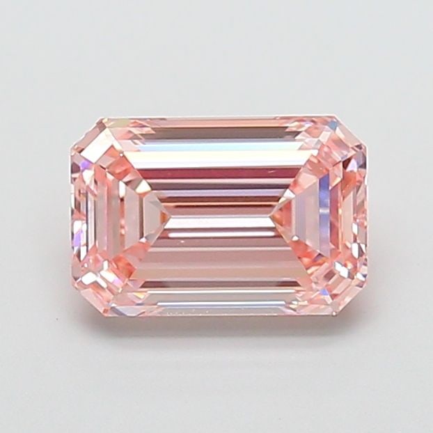 Loose Diamond - EMERALD 2.54ct Fancy Intense Pink VVS2: Loose Diamond - EMERALD 2.54ct Fancy Intense Pink VVS2 Source: This is a real non-mined Diamond that has been grown in a lab Shape: EMERALD Carats: 2.54 Color: Fancy Intense Pink Certification: IGI Vi