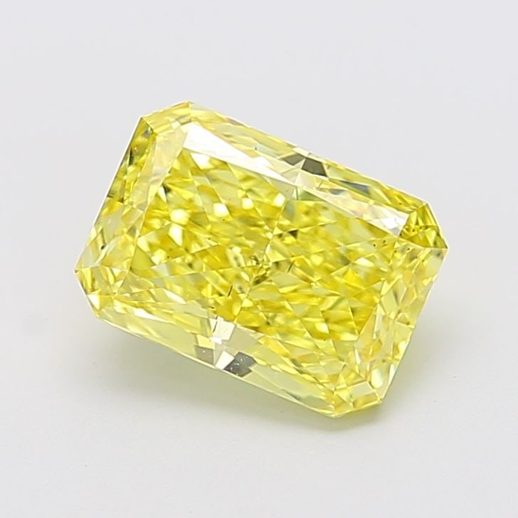 Loose Diamond - RADIANT 3.02ct Fancy Vivid Yellow VS2: Loose Diamond - RADIANT 3.02ct Fancy Vivid Yellow VS2 Source: This is a real non-mined Diamond that has been grown in a lab Shape: RADIANT Carats: 3.02 Color: Fancy Vivid Yellow Certification: IGI Vid