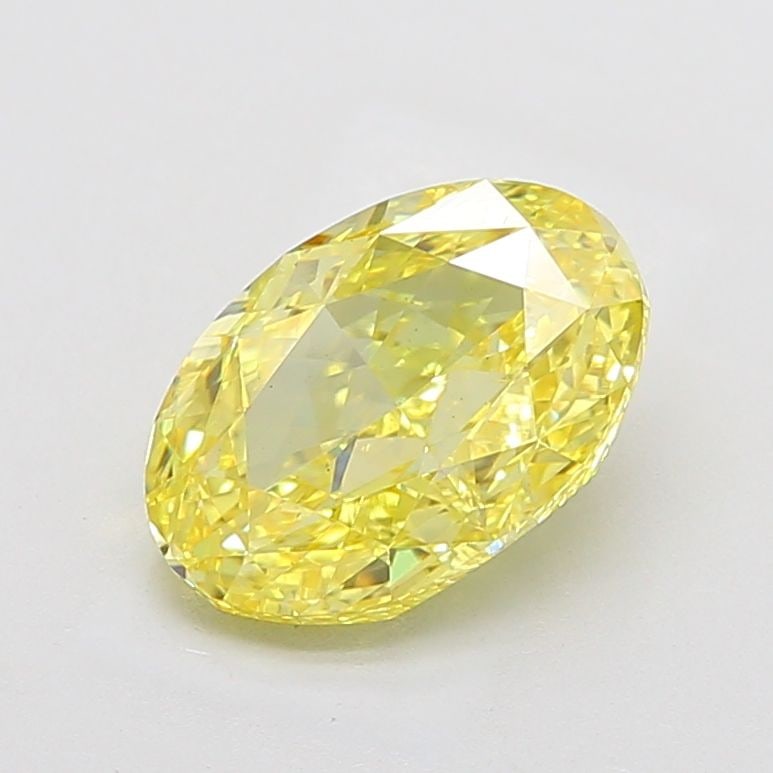 Loose Diamond - OVAL 4.02ct Fancy Vivid Yellow VS2: Loose Diamond - OVAL 4.02ct Fancy Vivid Yellow VS2 Source: This is a real non-mined Diamond that has been grown in a lab Shape: OVAL Carats: 4.02 Color: Fancy Vivid Yellow Certification: IGI Video: