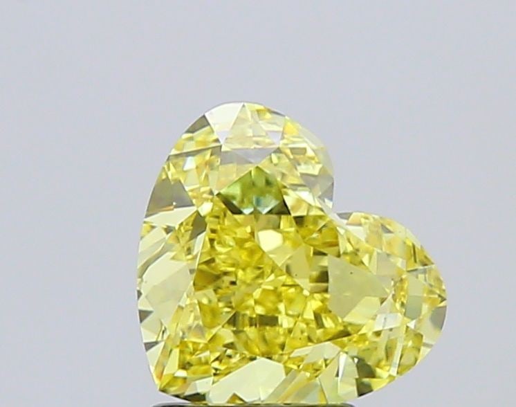 Loose Diamond - HEART 3.0ct Fancy Intense Yellow VS2: Loose Diamond - HEART 3.0ct Fancy Intense Yellow VS2 Source: This is a real non-mined Diamond that has been grown in a lab Shape: HEART Carats: 3.0 Color: Fancy Intense Yellow Certification: IGI Video