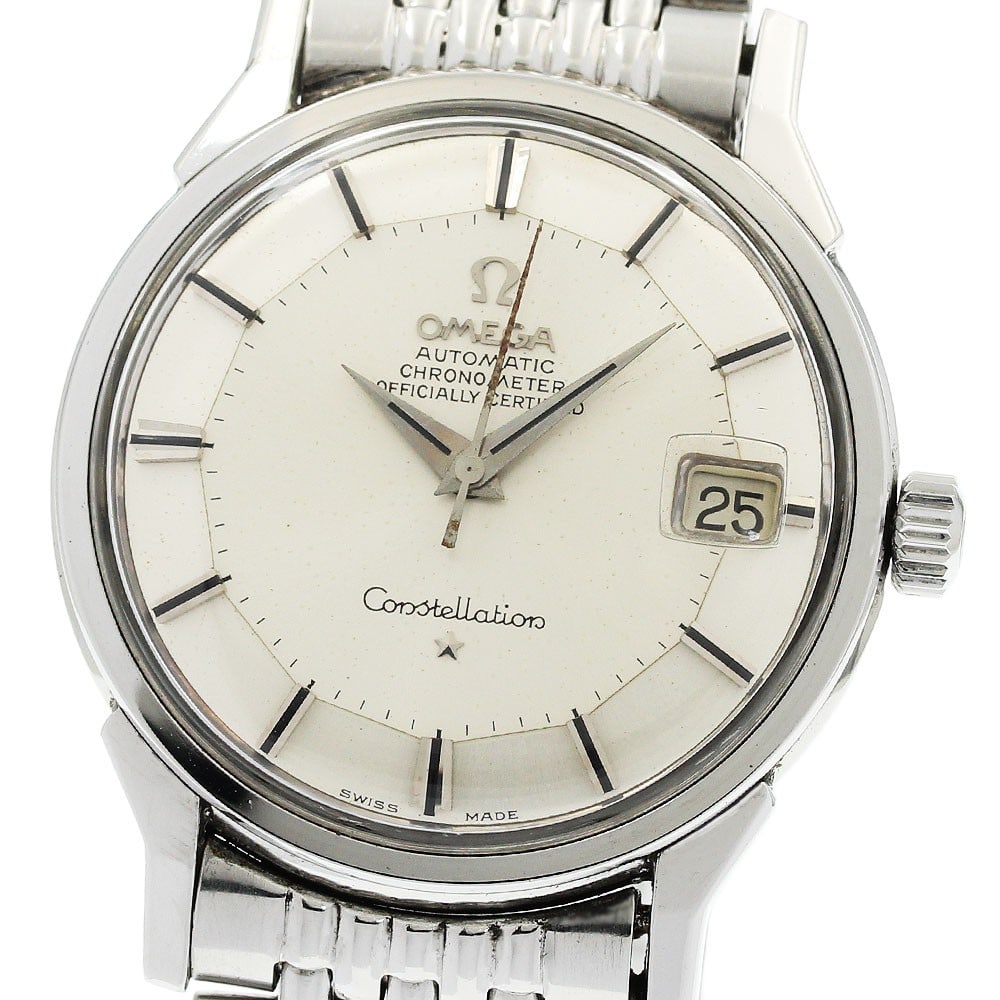 Omega Constellation 168.005 Automatic Date Mens Wristwatch Steel Bracelet (1 of 9)