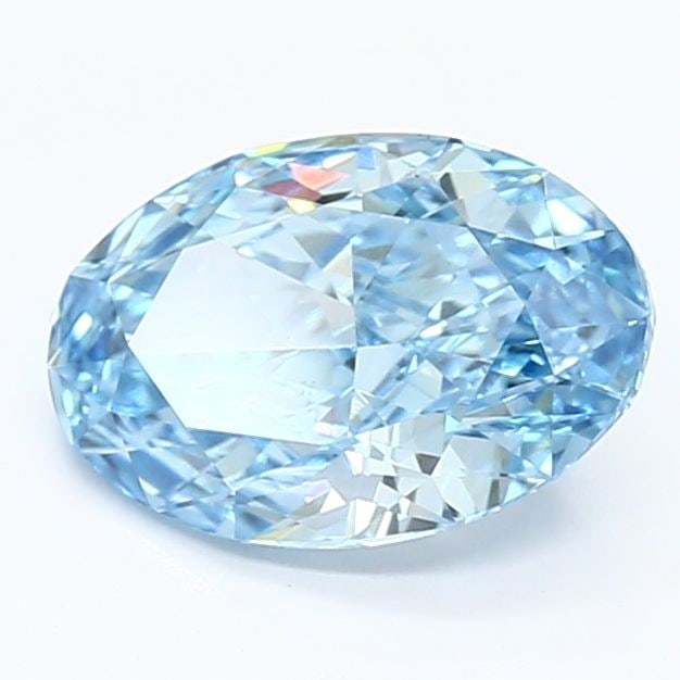 Loose Diamond - OVAL 1.84ct Fancy Vivid Blue VS1: Loose Diamond - OVAL 1.84ct Fancy Vivid Blue VS1 Source: This is a real non-mined Diamond that has been grown in a lab Shape: OVAL Carats: 1.84 Color: Fancy Vivid Blue Certification: IGI Video: