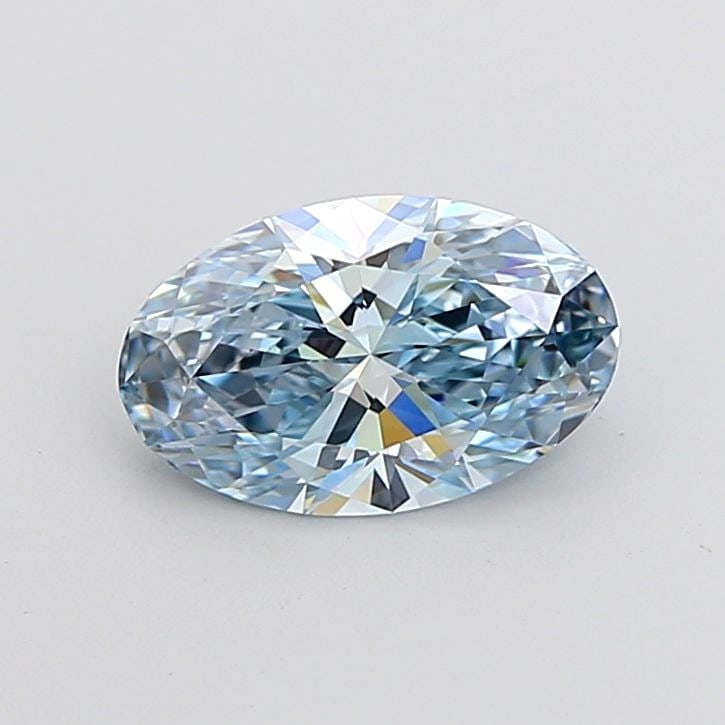 Loose Diamond - OVAL 2.29ct Fancy Intense Blue VVS2: Loose Diamond - OVAL 2.29ct Fancy Intense Blue VVS2 Source: This is a real non-mined Diamond that has been grown in a lab Shape: OVAL Carats: 2.29 Color: Fancy Intense Blue Certification: IGI Video:
