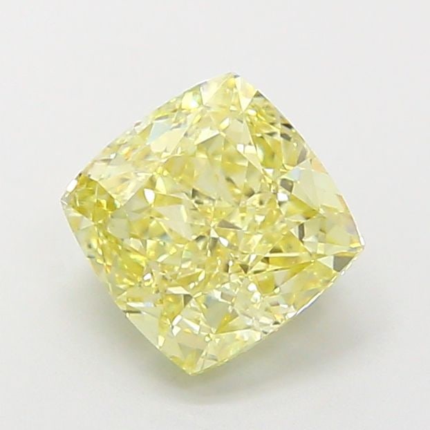 Loose Diamond - CUSHION MODIFIED 1.87ct Fancy Yellow VS1: Loose Diamond - CUSHION MODIFIED 1.87ct Fancy Yellow VS1 Source: This is a real non-mined Diamond that has been grown in a lab Shape: CUSHION MODIFIED Carats: 1.87 Color: Fancy Yellow Certification: I