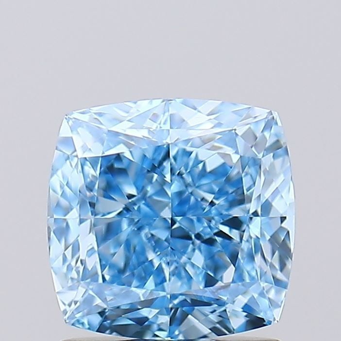 Loose Diamond - CUSHION MODIFIED 1.44ct Fancy Vivid Blue VVS1: Loose Diamond - CUSHION MODIFIED 1.44ct Fancy Vivid Blue VVS1 Source: This is a real non-mined Diamond that has been grown in a lab Shape: CUSHION MODIFIED Carats: 1.44 Color: Fancy Vivid Blue
