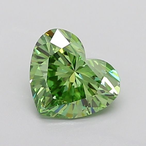 Loose Diamond - HEART 1.6ct Fancy Vivid Green VS1: Loose Diamond - HEART 1.6ct Fancy Vivid Green VS1 Source: This is a real non-mined Diamond that has been grown in a lab Shape: HEART Carats: 1.6 Color: Fancy Vivid Green Certification: IGI The Diamond