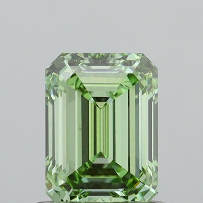 Loose Diamond - EMERALD 1.01ct Fancy Vivid Green VS1: Loose Diamond - EMERALD 1.01ct Fancy Vivid Green VS1 Source: This is a real non-mined Diamond that has been grown in a lab Shape: EMERALD Carats: 1.01 Color: Fancy Vivid Green Certification: IGI Video