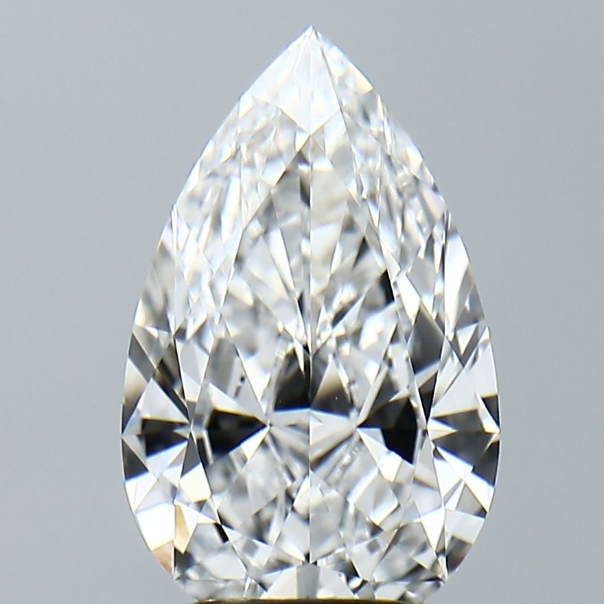 Loose Diamond - PEAR 2.94ct E VVS2: Loose Diamond - PEAR 2.94ct E VVS2 Source: This is a real non-mined Diamond that has been grown in a lab Shape: PEAR Carats: 2.94 Color: E Clarity: VVS2 Certification: IGI Video: