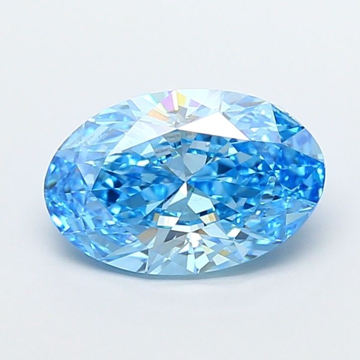 Loose Diamond - OVAL 3.03ct Fancy Vivid Blue VS2: Loose Diamond - OVAL 3.03ct Fancy Vivid Blue VS2 Source: This is a real non-mined Diamond that has been grown in a lab Shape: OVAL Carats: 3.03 Color: Fancy Vivid Blue Certification: IGI Video: