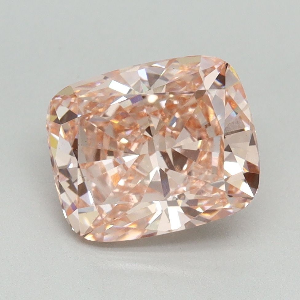 Loose Diamond - CUSHION BRILLIANT 2.63ct Fancy Vivid Pink VS2: Loose Diamond - CUSHION BRILLIANT 2.63ct Fancy Vivid Pink VS2 Source: This is a real non-mined Diamond that has been grown in a lab Shape: CUSHION BRILLIANT Carats: 2.63 Color: Fancy Vivid Pink Certif