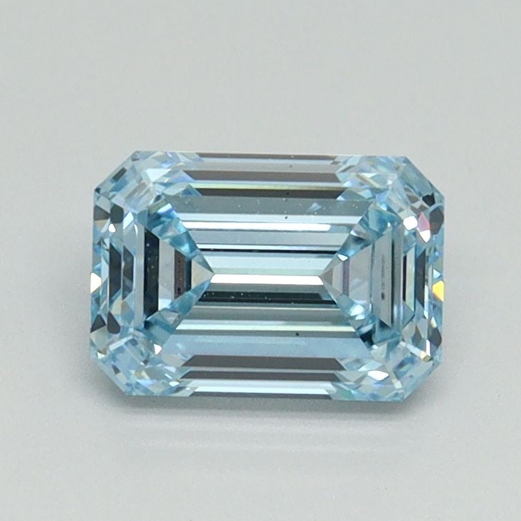 Loose Diamond - EMERALD 1.05ct Fancy Intense Blue VS1: Loose Diamond - EMERALD 1.05ct Fancy Intense Blue VS1 Source: This is a real non-mined Diamond that has been grown in a lab Shape: EMERALD Carats: 1.05 Color: Fancy Intense Blue Certification: IGI Vid