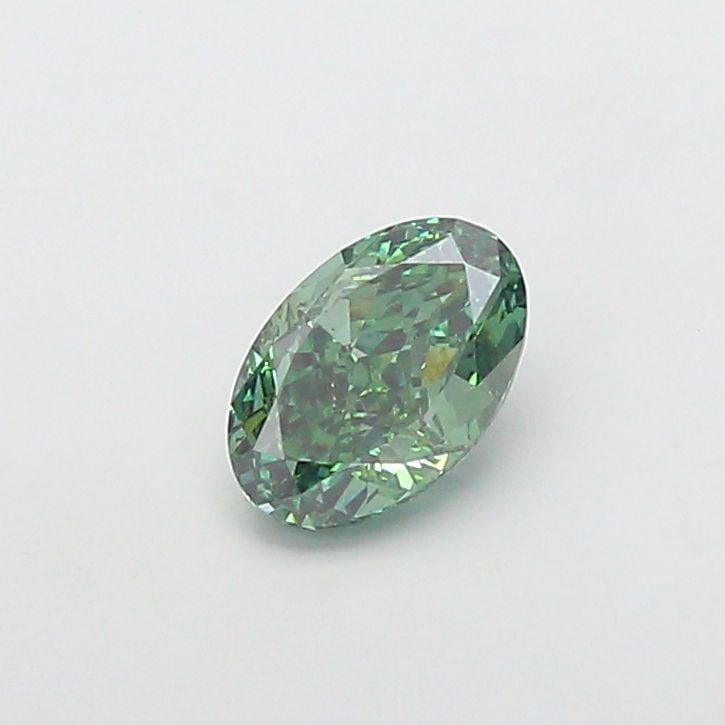 Loose Diamond - OVAL 1.53ct Fancy Vivid Green VS1: Loose Diamond - OVAL 1.53ct Fancy Vivid Green VS1 Source: This is a real non-mined Diamond that has been grown in a lab Shape: OVAL Carats: 1.53 Color: Fancy Vivid Green Certification: IGI Video: