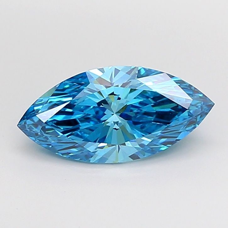 Loose Diamond - MARQUISE 2.53ct Fancy Vivid Blue VS1: Loose Diamond - MARQUISE 2.53ct Fancy Vivid Blue VS1 Source: This is a real non-mined Diamond that has been grown in a lab Shape: MARQUISE Carats: 2.53 Color: Fancy Vivid Blue Certification: IGI Video