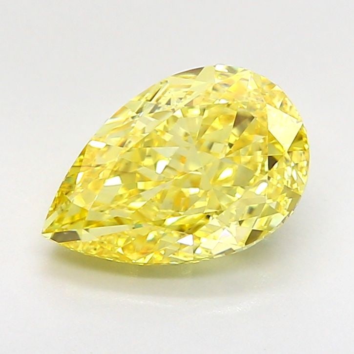 Loose Diamond - PEAR 2.01ct Fancy Intense Yellow VS1 (1 of 1)