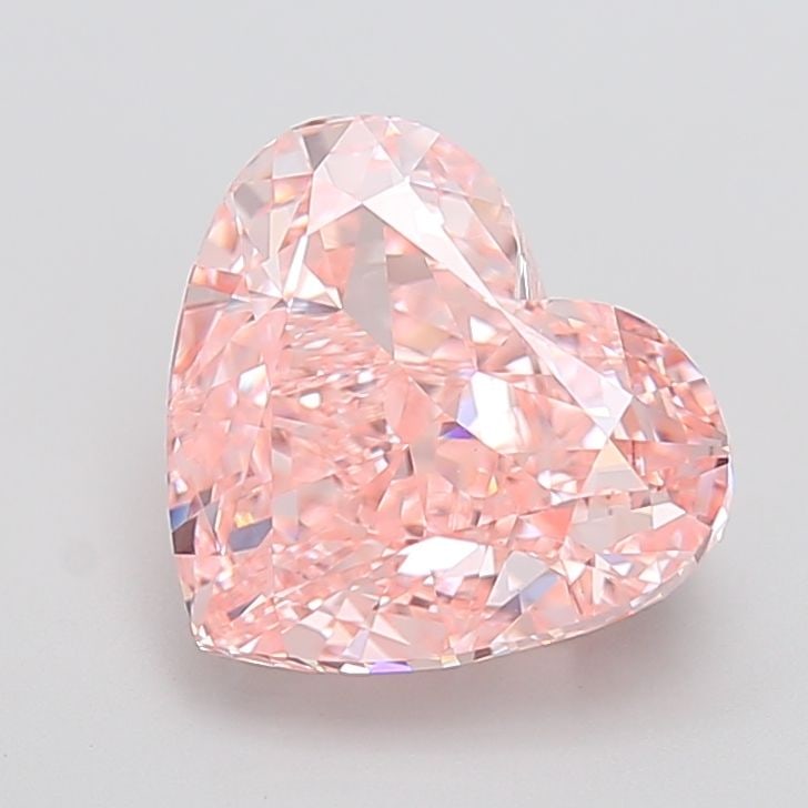 Loose Diamond - HEART 5.23ct Fancy Vivid Pink VVS2: Loose Diamond - HEART 5.23ct Fancy Vivid Pink VVS2 Source: This is a real non-mined Diamond that has been grown in a lab Shape: HEART Carats: 5.23 Color: Fancy Vivid Pink Certification: IGI The Diamon