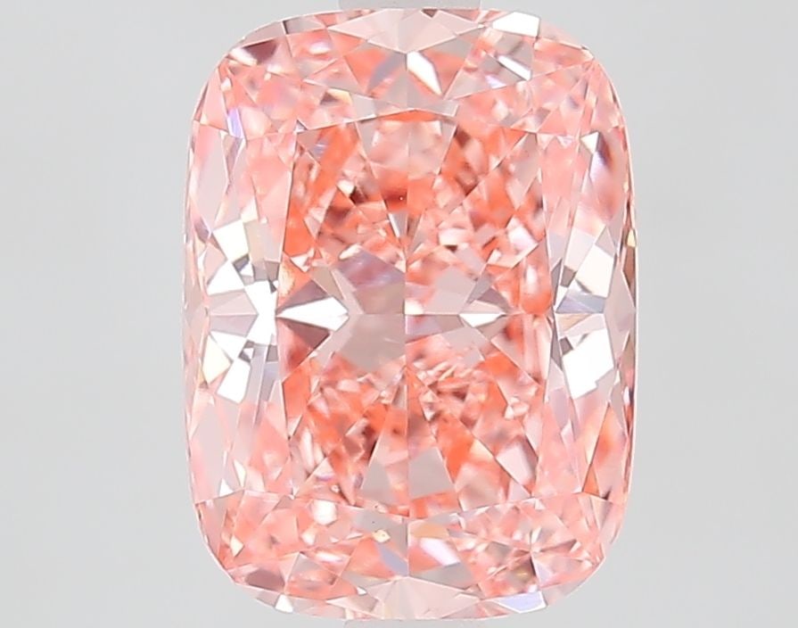 Loose Diamond - CUSHION MODIFIED 2.42ct Fancy Vivid Pink VS1: Loose Diamond - CUSHION MODIFIED 2.42ct Fancy Vivid Pink VS1 Source: This is a real non-mined Diamond that has been grown in a lab Shape: CUSHION MODIFIED Carats: 2.42 Color: Fancy Vivid Pink Certific