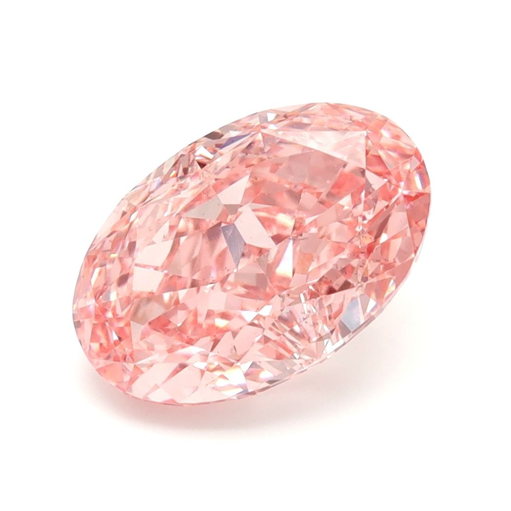 Loose Diamond - OVAL 3.04ct Fancy Vivid Pink VS2: Loose Diamond - OVAL 3.04ct Fancy Vivid Pink VS2 Source: This is a real non-mined Diamond that has been grown in a lab Shape: OVAL Carats: 3.04 Color: Fancy Vivid Pink Certification: IGI Video: