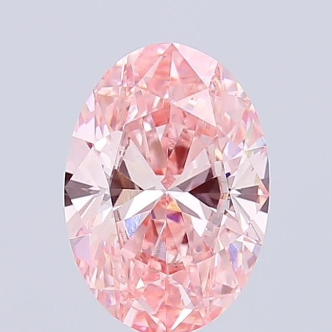 Loose Diamond - OVAL 2.58ct Fancy Vivid Pink VS1: Loose Diamond - OVAL 2.58ct Fancy Vivid Pink VS1 Source: This is a real non-mined Diamond that has been grown in a lab Shape: OVAL Carats: 2.58 Color: Fancy Vivid Pink Certification: IGI Video: