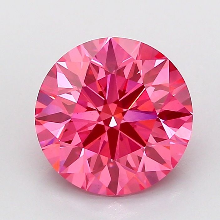 Loose Diamond - ROUND 3.08ct Fancy Vivid Pink VS1: Loose Diamond - ROUND 3.08ct Fancy Vivid Pink VS1 Source: This is a real non-mined Diamond that has been grown in a lab Shape: ROUND Carats: 3.08 Color: Fancy Vivid Pink Certification: IGI Video: