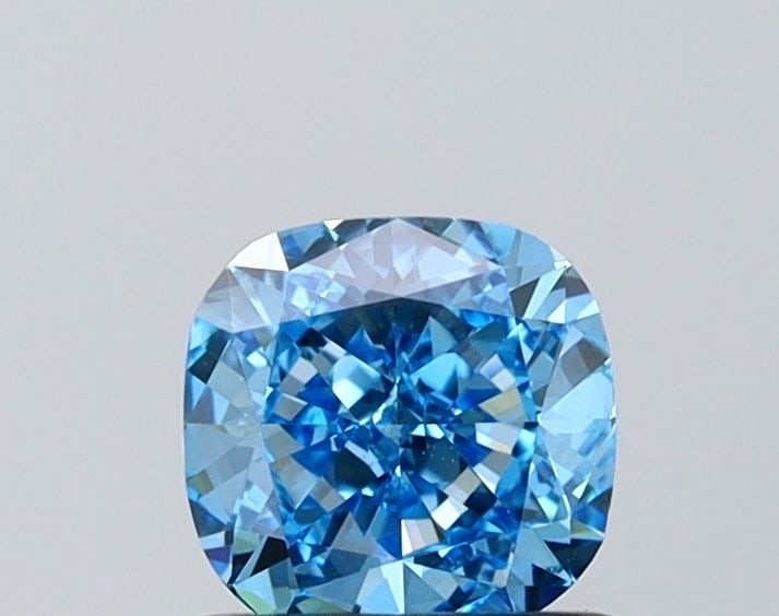 Loose Diamond - CUSHION MODIFIED 1.0ct Fancy Vivid Blue VVS1: Loose Diamond - CUSHION MODIFIED 1.0ct Fancy Vivid Blue VVS1 Source: This is a real non-mined Diamond that has been grown in a lab Shape: CUSHION MODIFIED Carats: 1.0 Color: Fancy Vivid Blue Certifica