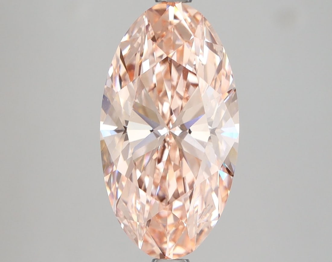Loose Diamond - OVAL 3.9ct Fancy Vivid Pink VVS2: Loose Diamond - OVAL 3.9ct Fancy Vivid Pink VVS2 Source: This is a real non-mined Diamond that has been grown in a lab Shape: OVAL Carats: 3.9 Color: Fancy Vivid Pink Certification: IGI Video:
